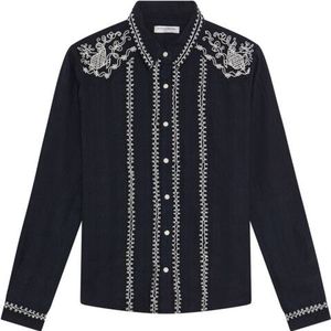 Maison Hotel - Blouse lange mouw - Zwart - CHARRO