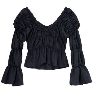 Laagam - BPFW2301/2S SADIE - Blouse - Zwart - Lange Mouw