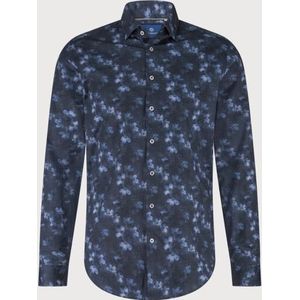 Blue Industry - Overhemd - Bloemenprint - Slim Fit