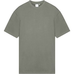 Law of the sea T-shirt ronde hals dane2 luxe gebreid shadow green