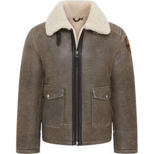 Heren - B3 Shearling Bomber Aviatorjack - Grijs