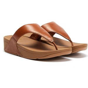 FitFlop Lulu Leren Damessandalen - (Tan)