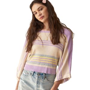 Gestreepte Brei Pulier Sweater