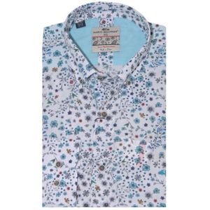 Dario Beltran - Bombon-3vfg - Casual Heren Shirt - 100% Katoen - Allover Bloemenprint
