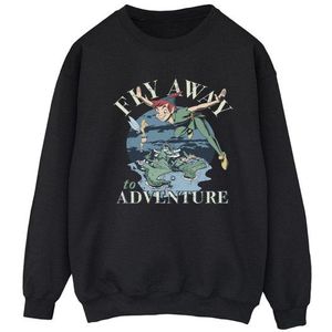 Li-cense Disney dames peter pan vlieg weg op avontuur sweatshirt