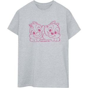 Li-cense Disney dames chip ´n´ dale nuts about you katoenen vriendje t-shirt