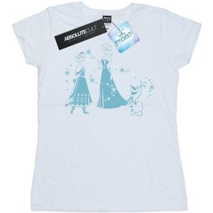 Li-cense Disney dames frozen magic snowflakes katoenen t-shirt
