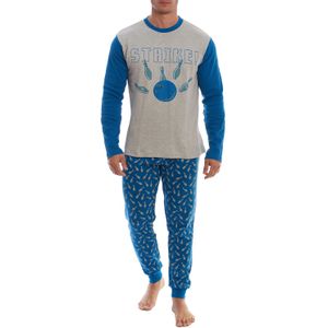 KLP4 Heren Lange Mouw Winterpyjama