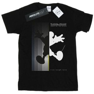 Li-cense Disney dames mickey mouse reach for the future katoenen boyfriend-t-shirt