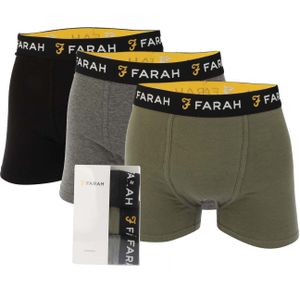 Farah - Karlos - Boxershorts - Multi kleur - 3 Pack