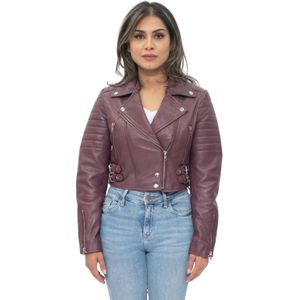 Brando - Damascus - Leren Bikerjack - Dames