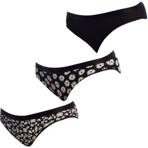 Pack-3 - Stretch Katoenen Slip - D4C17 - Dames