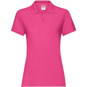 Fruit of the Loom - Poloshirt - Groen - 100% Katoen - Korte Mouwen