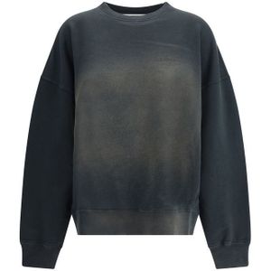 Golden Goose - Oversized Sweatshirt - Katoen - Vintage Washed - Geborduurd Monogram