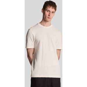 Lyle & Scott - Jacquard Sovereign - T-shirt - Zilver