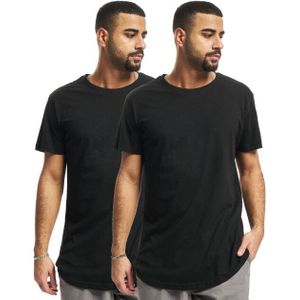 Urban Classics Heren lang t-shirt (set van 2)