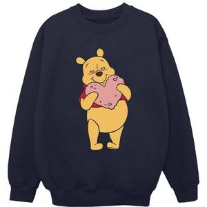Li-cense Disney dames winnie the pooh sweatshirt met hartjesogen