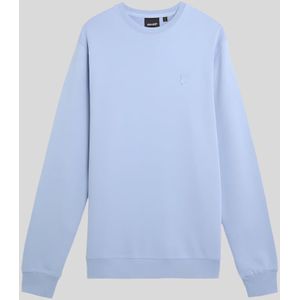 Lyle & Scott - Mid Layers Superfine Crew Neck - Sweatshirt - Blauw - Regular Fit