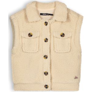 NoBell Meiden teddy beddy gilet pearled ivory