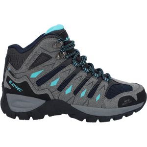 Hi-Tec - Corzo Mid Pu Suede - Wandelschoenen - Grafietgrijs/Donkerrood