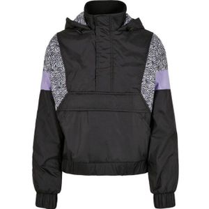 Urban Classics Dames zebra print pull over jasje