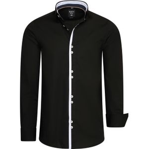 Rusty Neal - Casual Overhemd - Body Fit - Katoen - Kent Kraag