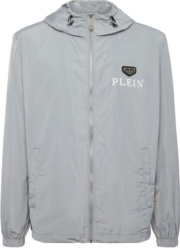 Plein Sport - Reflex Nylon Windbreaker - Zwart - Heren Jassen