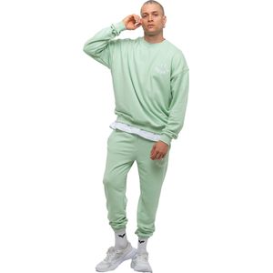 Tom Barron - Heren Trainingspak - Happy - Met Oversized Borduursel