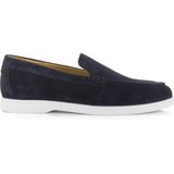 Blackstone Bg360 navy loafers van suède loafers heren