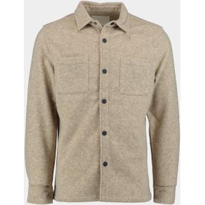 Supply & Co Casual hemd lange mouw shacket shirtjacket 24314sh86/186 feather grey