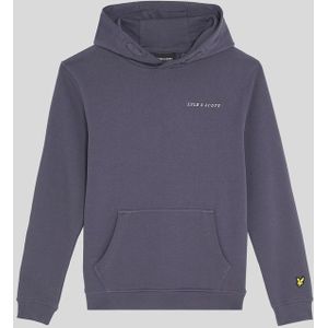 Lyle & Scott - Script Logo Hoodie - Grijs - Jongens