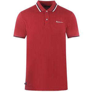 Aquascutum - PO002 - Poloshirt - Bordeaux Rood - Twin Tipped Collar