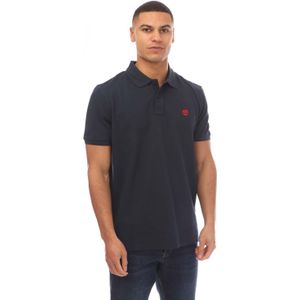 Timberland - Millers River - Poloshirt - Dark Sapphire - Biologisch Piquékatoen