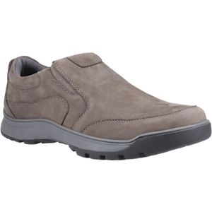 Hush Puppies - Jasper - Nubuck Mocassins - Grijs