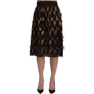 Dolce & Gabbana - Hoge Taille Rok - Veelkleurig - Polyester