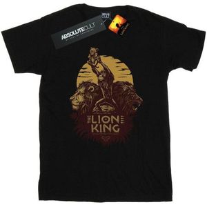 Li-cense Disney dames the lion king movie sunrise collage katoenen vriendje t-shirt