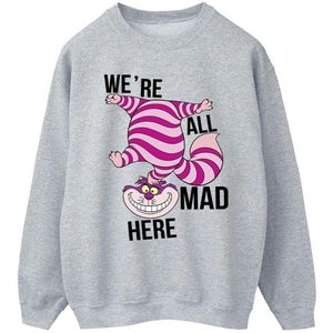 Li-cense Disney heren alice in wonderland allemaal gek hier sweatshirt