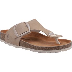 Hush Puppies - Billie - Suède Sandalen - Taupe