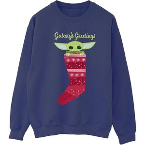 Li-cense Star wars the mandalorian dames the kid xmas sock sweatshirt