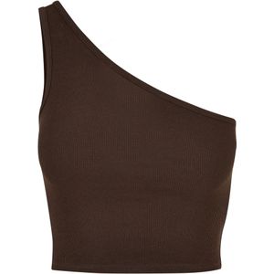 Urban Classics Dames asymmetrisch gesneden top