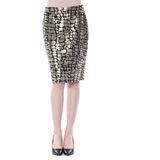 BYBLOS Dames Gouden Viscose Rok
