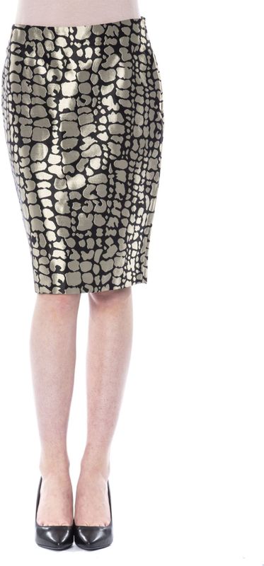 BYBLOS Dames Gouden Viscose Rok
