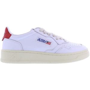 Autry - 1 Low - Sneakers - Wit/Rood - Lage