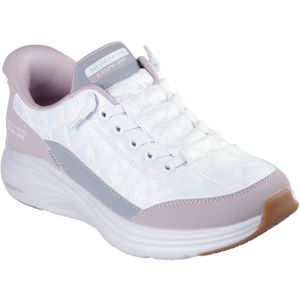 Skechers Dames Contour Foam Sneaker, Wit, 8 UK, Wit, 41 EU