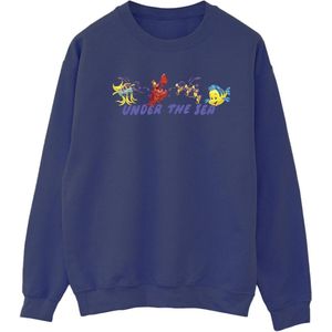 Li-cense Disney dames de kleine zeemeermin onder zee sweatshirt