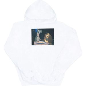 Li-cense Disney dames lady and the tramp spaghetti slurp hoodie