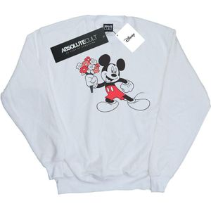 Li-cense Disney dames mickey mouse bloemen sweatshirt