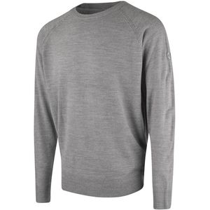 Island Green - IGKNT2126 - Lichtgrijze Trui - Heren - Supersoft Fine Knit Crew Neck