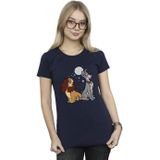 Li-cense Disney dames lady and the tramp maan katoenen t-shirt