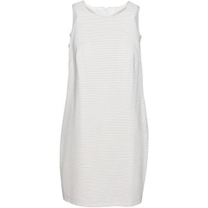 Gestreepte Zakjurk - Mouwloos - Stretchjersey - Ronde Halslijn